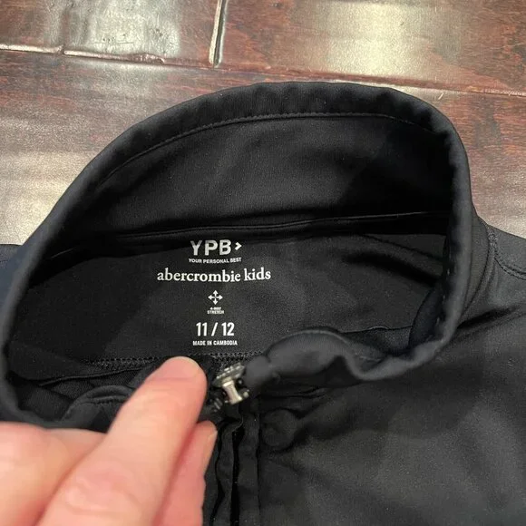 Ambercombie kids Mock Neck Full Zip, Big Girls Size 11/12 - Picture 2 of 6